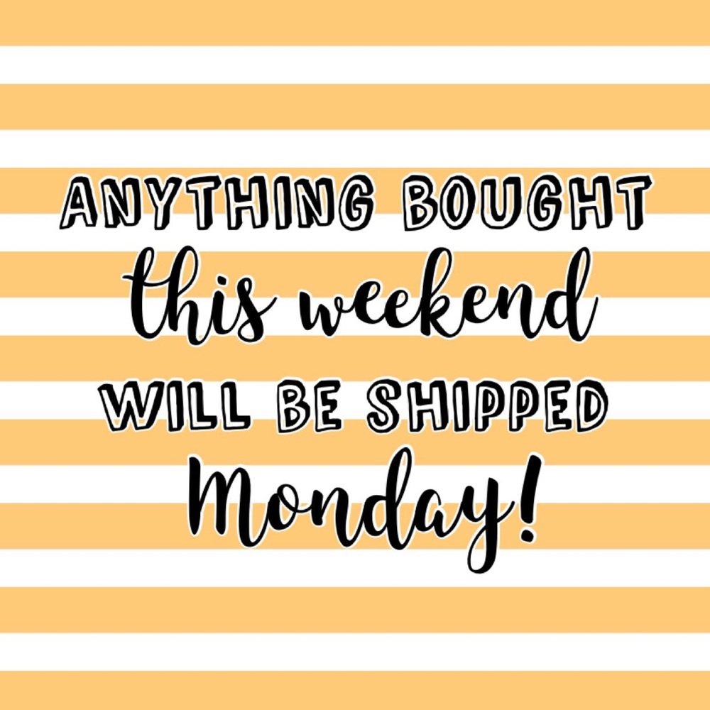 Shipping Monday!